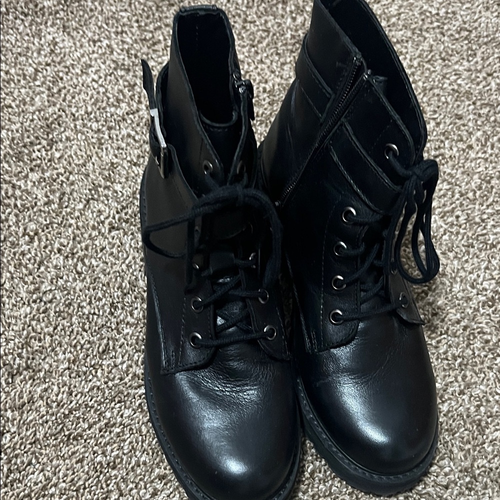 Black Combat & Moto Boots